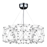 Люстра с тонкой металлической конструкцией цвета хром Quasar варинант исполнения - 1 | Loft Concept в Санкт-петербурге