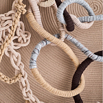 Круглое Дизайнерское Панно Дюна Round Panel Dune варинант исполнения - 5 | Loft Concept в Санкт-петербурге