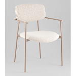 Стул Doe с подклокотниками молочный варинант исполнения - 1 | Loft Concept в Санкт-петербурге