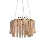 Люстра с подвесными рифлеными стеклянными трубками Nembus варинант исполнения - 1 | Loft Concept в Санкт-петербурге