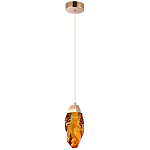 Подвесной светильник Soar Hanging Lamp Brass Amber Янтарный варинант исполнения - 2 | Loft Concept в Санкт-петербурге