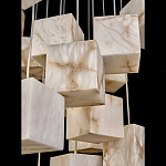 Люстра подвесная с квадратными плафонами из натурального камня Glowing Spheres варинант исполнения - 4 | Loft Concept в Санкт-петербурге