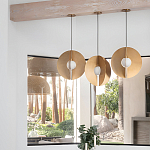 Подвесной светильник в форме золотых дисков Minimalist Lighting Fixture варинант исполнения - 4 | Loft Concept в Санкт-петербурге