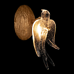 Бра с прозрачной стеклянной фигуркой птички Serip Voa варинант исполнения - 4 | Loft Concept в Санкт-петербурге