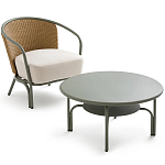 Садовое кресло с каркасом из стали Kenneth Chair варинант исполнения - 8 | Loft Concept в Санкт-петербурге