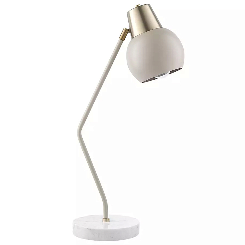 Настольная лампа с регулируемым плафоном Adjustable Lamp Бежевый Сливовый в Санкт-петербурге | Loft Concept 