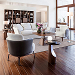 Приставной столик из массива дерева Walnut варинант исполнения - 9 | Loft Concept в Санкт-петербурге