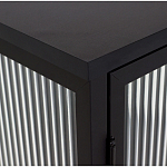 Сервант двухдверный с рифленым стеклом The Keeper варинант исполнения - 3 | Loft Concept в Санкт-петербурге