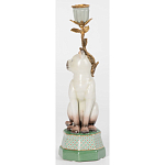 Подсвечник в виде кошки из фарфора с бронзовыми элементами Paradise Cat варинант исполнения - 3 | Loft Concept в Санкт-петербурге