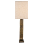 Настольная лампа с корпусом в форме кольца и прямоугольным абажуром French Ring варинант исполнения - 4 | Loft Concept в Санкт-петербурге