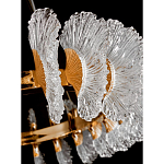 Люстра круглая с фактурными элементами в виде ракушек Inspired Sea варинант исполнения - 3 | Loft Concept в Санкт-петербурге