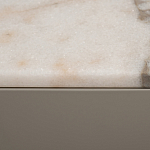 Тумба под телевизор серая с мраморной столешницей Uniqueness Marble варинант исполнения - 6 | Loft Concept в Санкт-петербурге