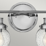 Бра для ванных комнат с прозрачным шарообразным плафоном из стекла с пузырьками на круглом основании Hinkley варинант исполнения - 17 | Loft Concept в Санкт-петербурге