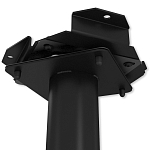 Барный стул вращающийся со спинкой и подлокотниками Douglas Rhombus Синий Велюр варинант исполнения - 6 | Loft Concept в Санкт-петербурге