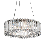 Люстра подвесная круглая с множеством вертикальных прямоугольных кристаллов Kichler варинант исполнения - 1 | Loft Concept в Санкт-петербурге