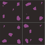 Плитка с узором Осколки варинант исполнения - 3 | Loft Concept в Санкт-петербурге