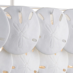 Люстра овальной формы с белыми подвесными элементами White Natural Lines варинант исполнения - 2 | Loft Concept в Санкт-петербурге