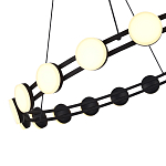 Люстра кольцевая с круглыми светодиодными источниками света Maxine Light варинант исполнения - 6 | Loft Concept в Санкт-петербурге