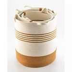 Корзина для хранения с ручками Interlacement Lines  варинант исполнения - 1 | Loft Concept в Санкт-петербурге