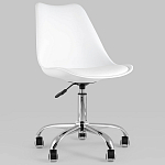 Офисный стул на металлическом основании EGGERY White пластик варинант исполнения - 2 | Loft Concept в Санкт-петербурге