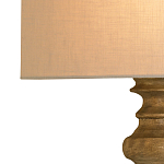 Бра светодиодное с тканевым абажуром на фигурном основании Undercut варинант исполнения - 1 | Loft Concept в Санкт-петербурге