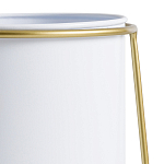 Кашпо из металла и латуни Elegance Elevated Planters белое варинант исполнения - 3 | Loft Concept в Санкт-петербурге