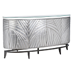 Комод фактурный серебристый с дверцами Silver Chest of Drawers варинант исполнения - 1 | Loft Concept в Санкт-петербурге