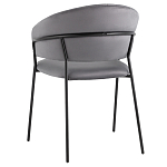 Стул в велюре серого цвета Horizon варинант исполнения - 5 | Loft Concept в Санкт-петербурге