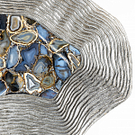 Кофейный стол со столешницей из агата Agate Design Blue  варинант исполнения - 3 | Loft Concept в Санкт-петербурге