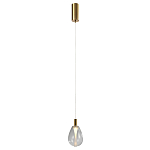 Подвесной светильник со стеклянным плафоном в форме капли NAOMI drop transparent glass варинант исполнения - 2 | Loft Concept в Санкт-петербурге