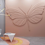 Барельеф BUTTERFLY варинант исполнения - 2 | Loft Concept в Санкт-петербурге