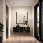 Люстра с белым скрученным плафоном Golden Swirl варинант исполнения - 10 | Loft Concept в Санкт-петербурге