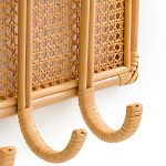 Настенная вешалка из ротанга Wila Wall Hanger M варинант исполнения - 3 | Loft Concept в Санкт-петербурге