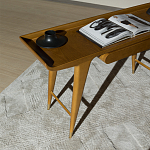 Дизайнерский рабочий стол из массива дерева Gio Ponti D.847.1 Writing Desk варинант исполнения - 6 | Loft Concept в Санкт-петербурге