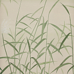 Обои ручная роспись Wild Grasses Special Colourway on Bleached Silver slub silk варинант исполнения - 2 | Loft Concept в Санкт-петербурге