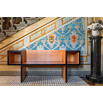 Дизайнерская скамейка  Canton  Beech and Black Bench варинант исполнения - 5 | Loft Concept в Санкт-петербурге