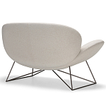 Дизайнерский двухместный диван Gio Ponti D.157.6  - DUE FOGLIE Sofa варинант исполнения - 6 | Loft Concept в Санкт-петербурге