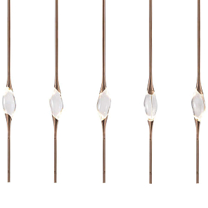 Подвесной светильник 12 Rectangle Chandelier Gold