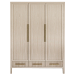 Большой Шкаф Primo Светлый дуб с 3 дверьми и 3 выдвижными ящиками варинант исполнения - 7 | Loft Concept в Санкт-петербурге