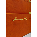 Комплект оранжевых чемоданов Golden Twigs варинант исполнения - 4 | Loft Concept в Санкт-петербурге