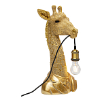 Настольная лампа в детскую Жираф в золотом костюме варинант исполнения - 1 | Loft Concept в Санкт-петербурге