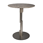 Стол барный круглый высокий с полосатым узором Zebroids варинант исполнения - 1 | Loft Concept в Санкт-петербурге