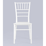 Стул Chiavari пластик белый варинант исполнения - 4 | Loft Concept в Санкт-петербурге