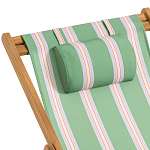 Шезлонг из акации и ткани Venezuela варинант исполнения - 8 | Loft Concept в Санкт-петербурге