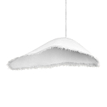 Подвесной светильник с асимметричным волнообразным абажуром и фактурной бахромой по краю Tactile Line варинант исполнения - 10 | Loft Concept в Санкт-петербурге