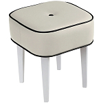 Квадратный мягкий пуф на белых ножках Winton Pouf Square варинант исполнения - 21 | Loft Concept в Санкт-петербурге