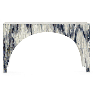 Консоль Дизайнерская Hasle Bone Inlay Console Gray