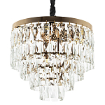 Люстра с прямоугольными хрустальными подвесками Lunet Crystal Rectangulars Chandelier 6 варинант исполнения - 1 | Loft Concept в Санкт-петербурге