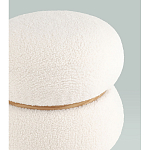 Пуф Полли S тедди белый варинант исполнения - 3 | Loft Concept в Санкт-петербурге