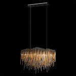 Люстра подвесная с металлическими цепочками и изогнутыми металлическими дугами 72 см Atlantis Chain варинант исполнения - 3 | Loft Concept в Санкт-петербурге